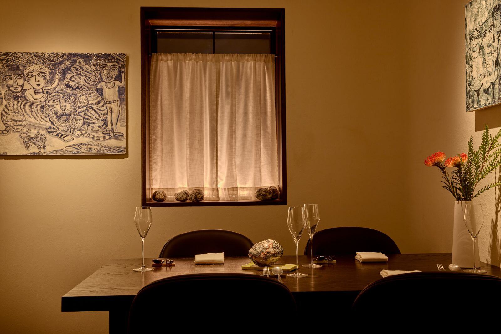 provenance restaurant fitout table window and decor