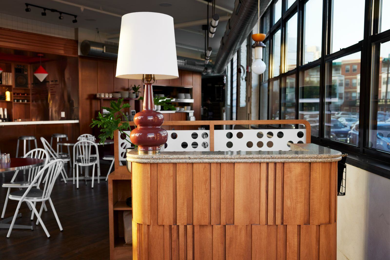 Cafe Lift host stand and entryway