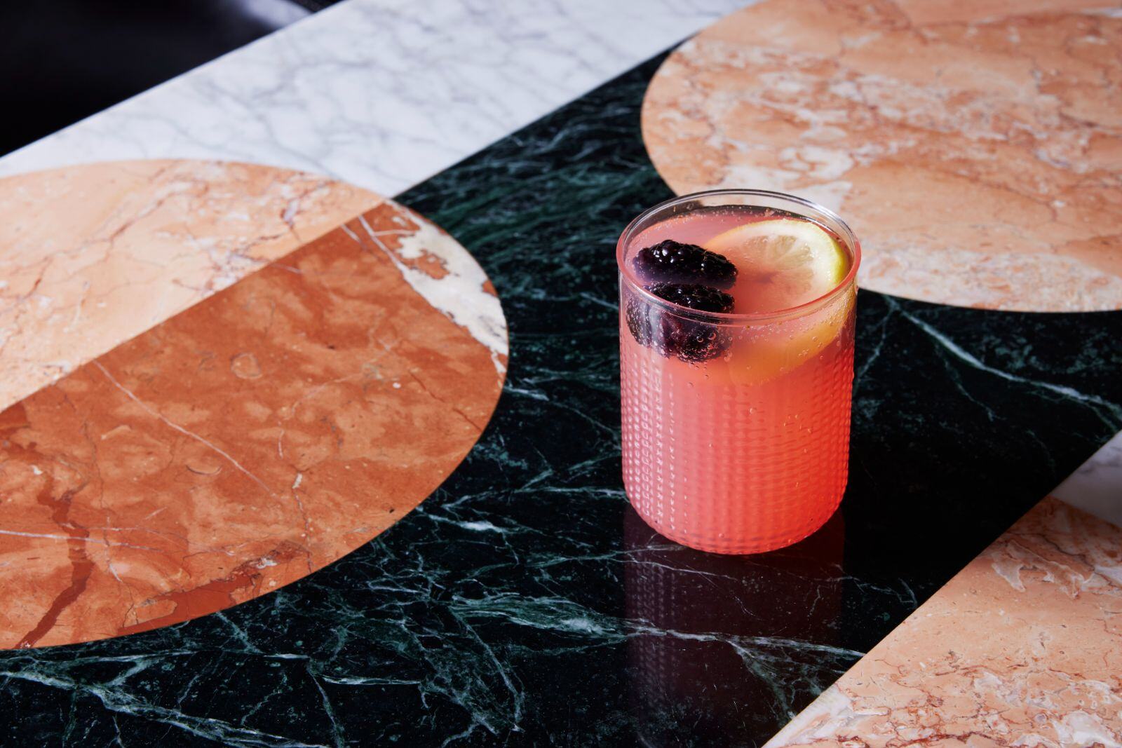Cafe Lift table design and drink