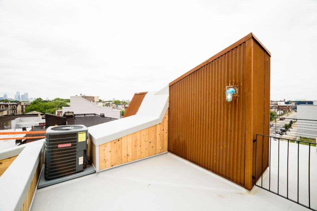 Emerald st roof top view