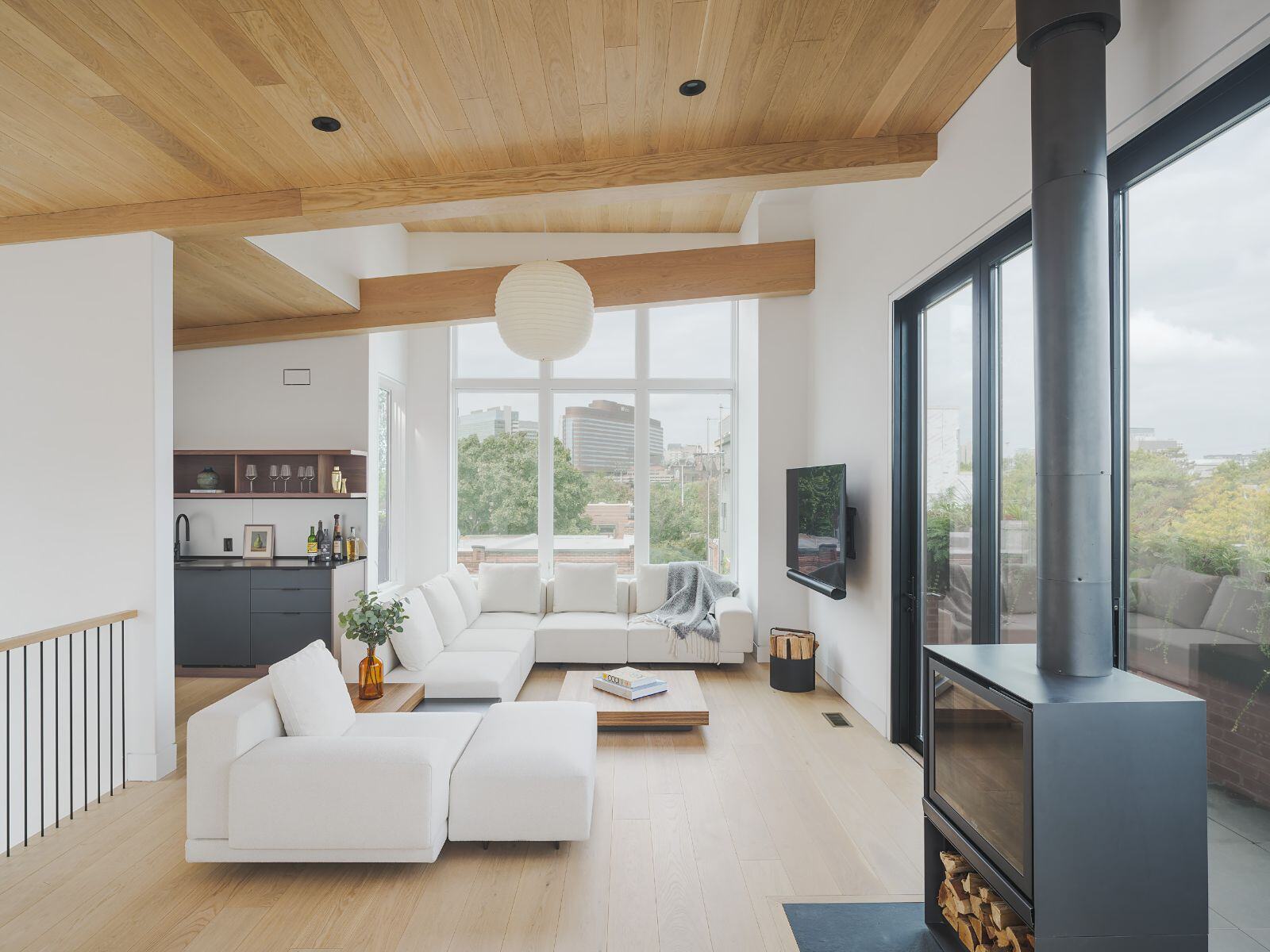 fitler square new home construction living room area