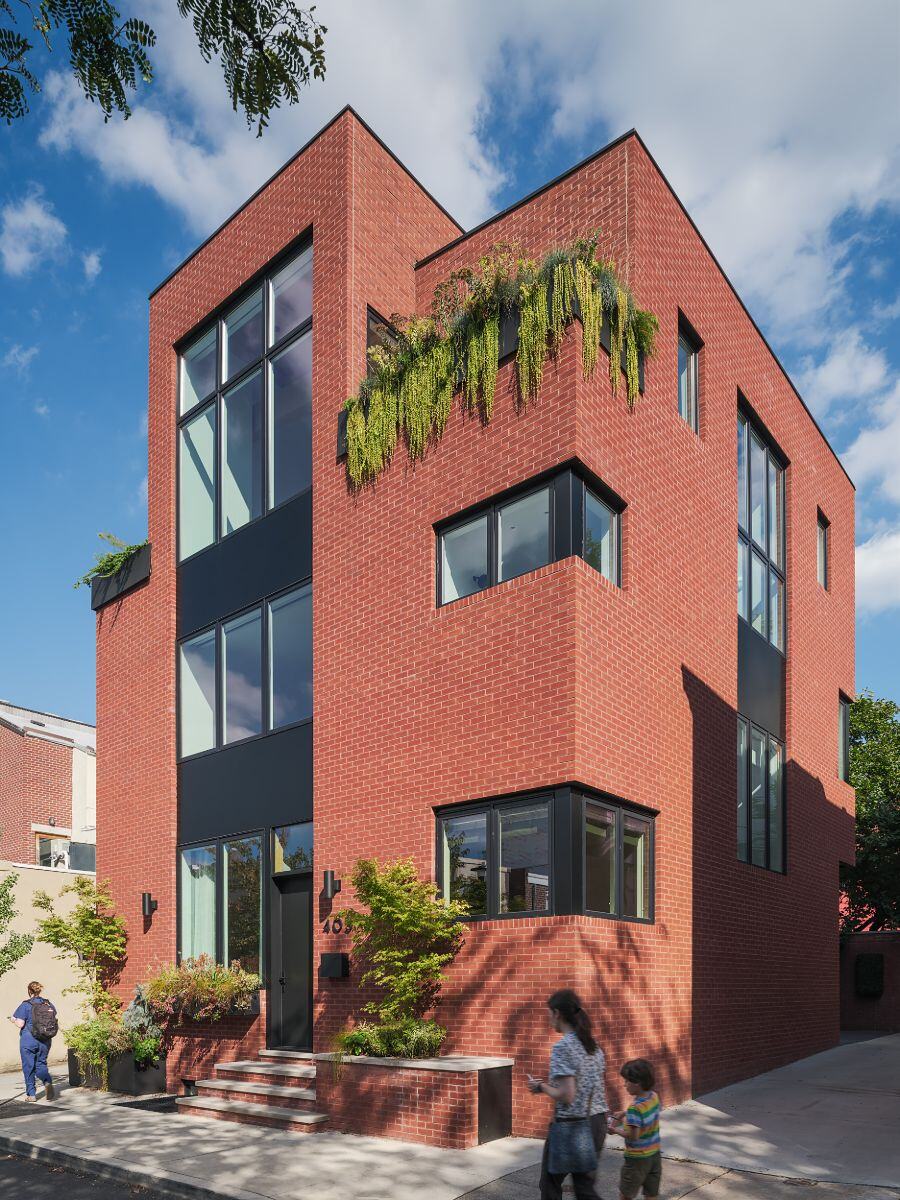 fitler square new home construction side view