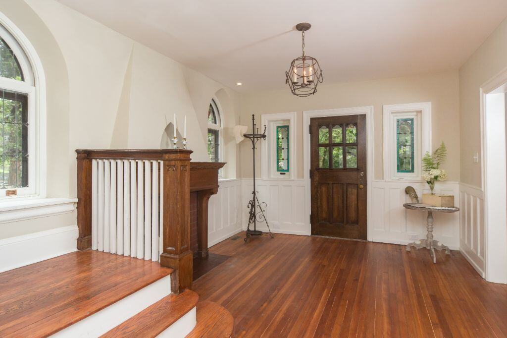 Lincoln drive renovation interior of entryway
