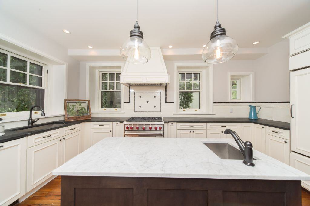 Lincoln drive renovation kitchen view 3